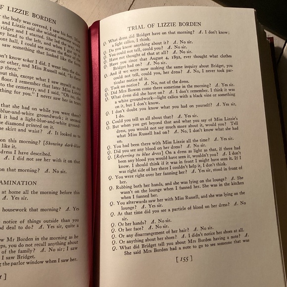 THE TRIAL OF LIZZIE BORDEN - Special Edition Leather Hardcover 1989 Gilt Edges - Picture 4 of 7